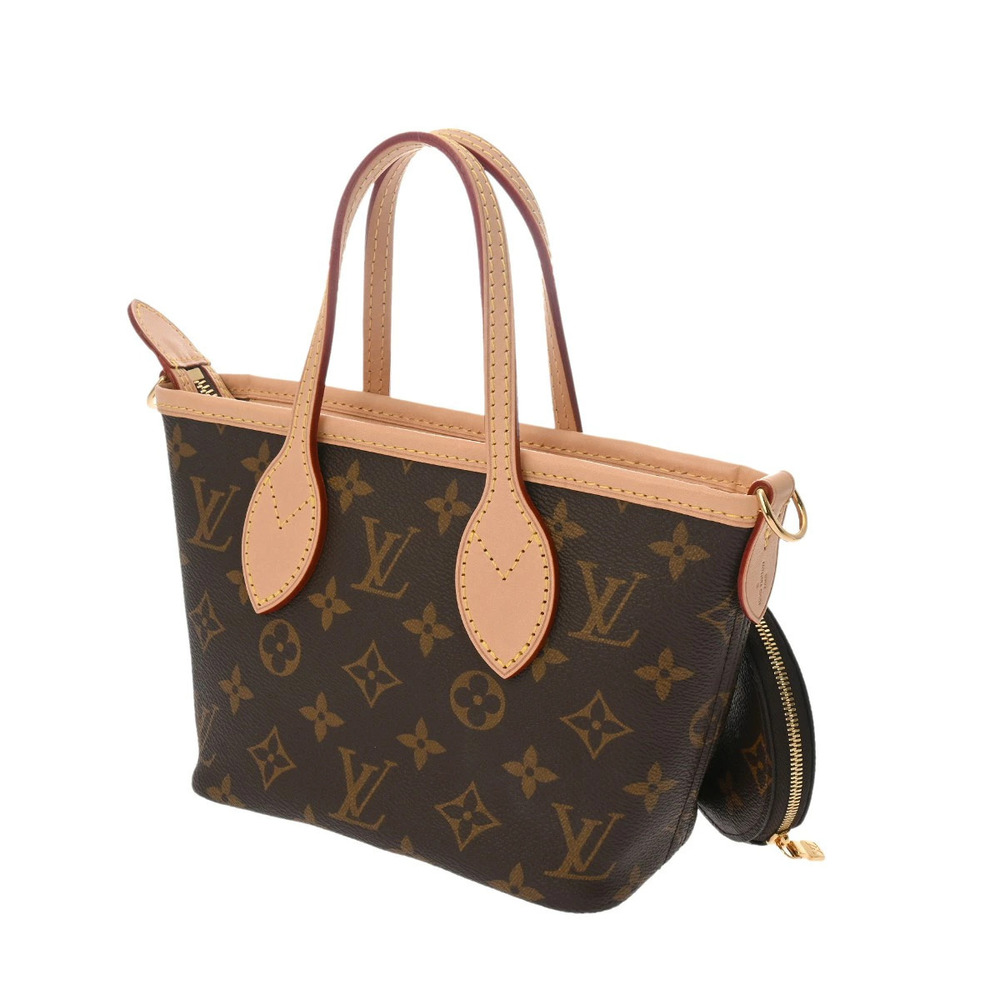 Louis Vuitton Beige Canvas Neverfull Handbag Monogram Tan